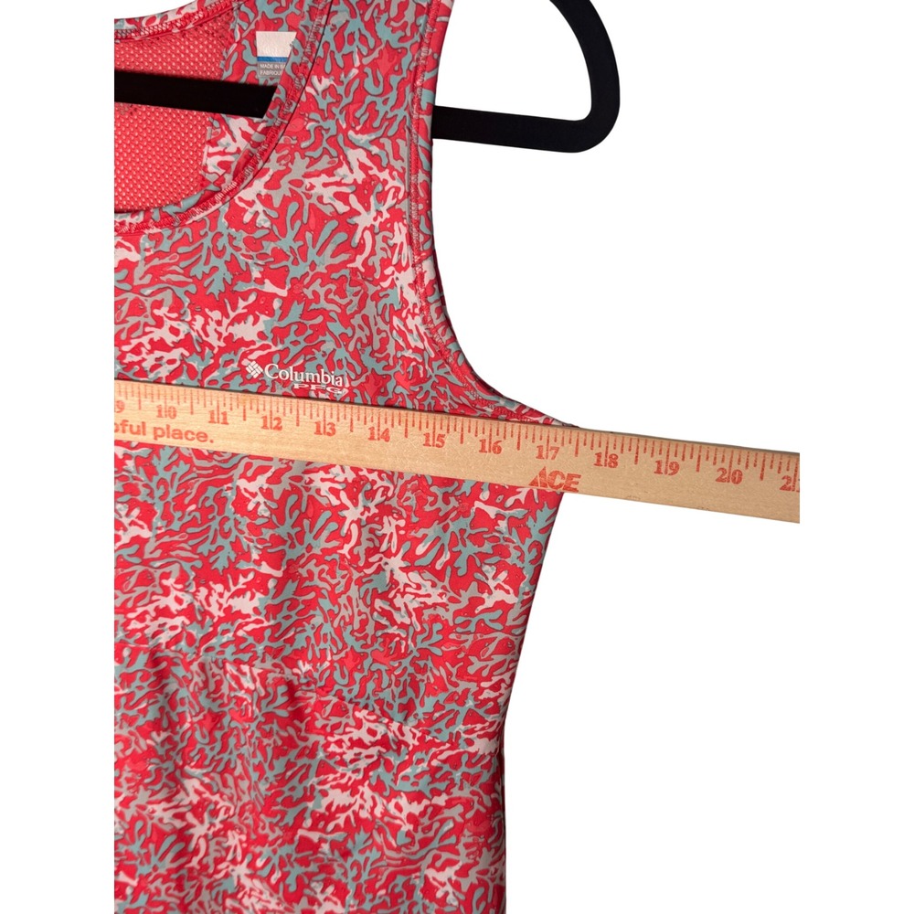 Columbia Sz M Coastal Sporty Dress Coral Athleisure Resort Fishingcore Summer - Picture 5 of 13